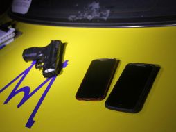 Se trasladaban a bordo de un taxi que circulaba a alta velocidad. ESPECIAL / Policía Guadalajara