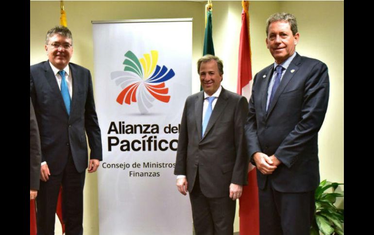 José Antonio Meade sostuvo un encuentro con sus homólogos de la Alianza del Pacífico, integrado por Chile, Colombia, México y Perú. TWITTER / @JoseAMeadeK