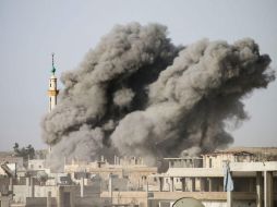 El ataque provocó importantes daños y el hospital quedó inutilizable. AFP / M. Abazeed