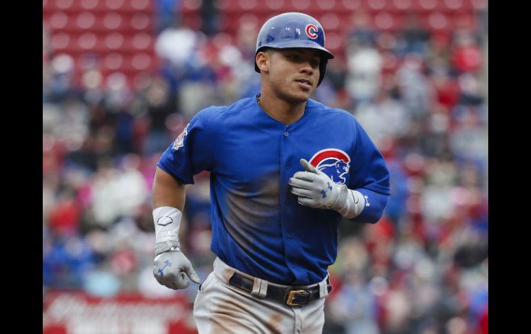 El venezolano Wilson Contreras fue la figura de los Cachorros ayer ante Cincinnati. AP / J. Minchillo