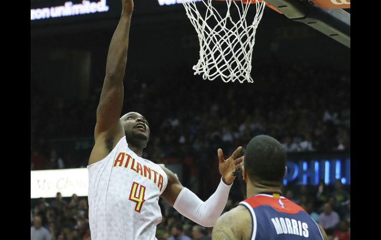 Paul Millsap anotó 29 puntos en la victoria de los Hawks. AP / C. Compton