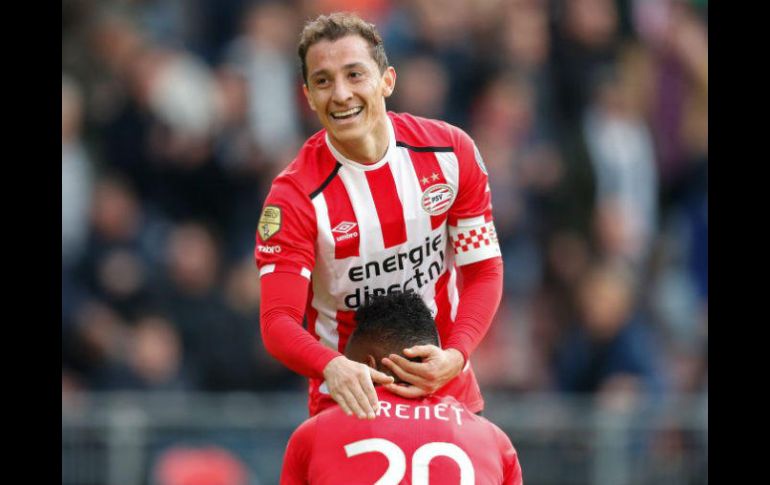 Guardado jugó su partido oficial número 100 con los Granjeros. TWITTER / @PSV