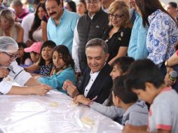 Mancera asistió al ‘Gran Festival para Niños y Niñas de la Ciudad de México’ con motivo del Día del Niño. TWITTER / @ManceraMiguelMX