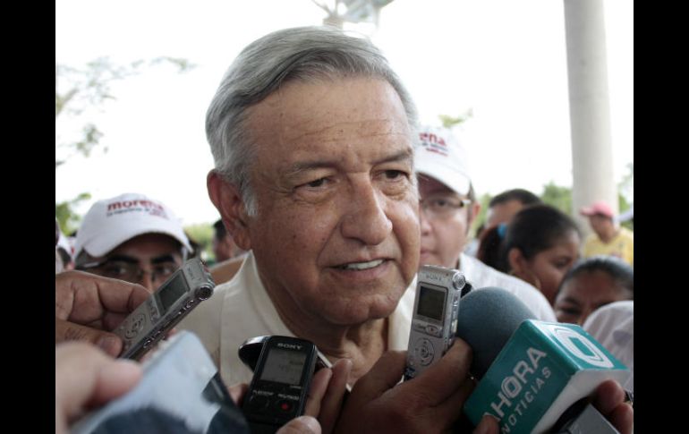 López Obrador insistió que él no se junta con Duarte, ni con Salinas ni con Calderón. SUN / ARCHIVO