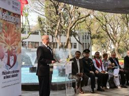 Narro Robles afirmó que el programa de vacunación es ‘extraordinario’ porque es una forma efectiva de prevenir enfermedades. TWITTER / @JoseNarroR