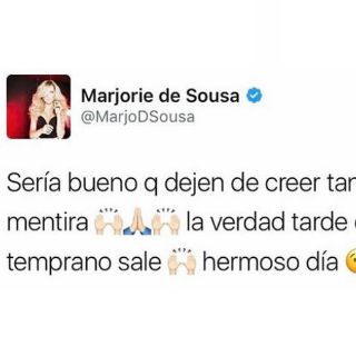 Marjorie de Sousa responde a Julián Gil