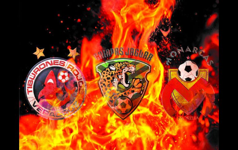 Morelia, Jaguares y Veracruz son las tres escuadras que dirimirán quién jugará el próximo año en la Liga de Ascenso. EL INFORMADOR / J. López