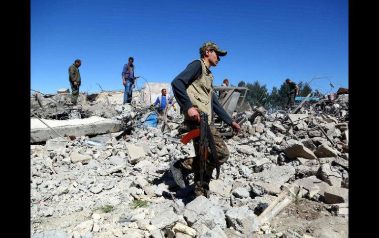 La fuente indicó que la artillería turca tuvo como objetivo localidades en poder de las YPG. AFP / D. Souleiman