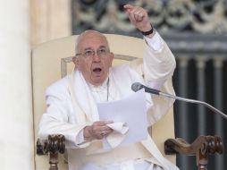 ‘Mientras más poderoso eres, más impacto tienen tus acciones en la gente’, expresó el Pontífice. EFE / M. Brambatti