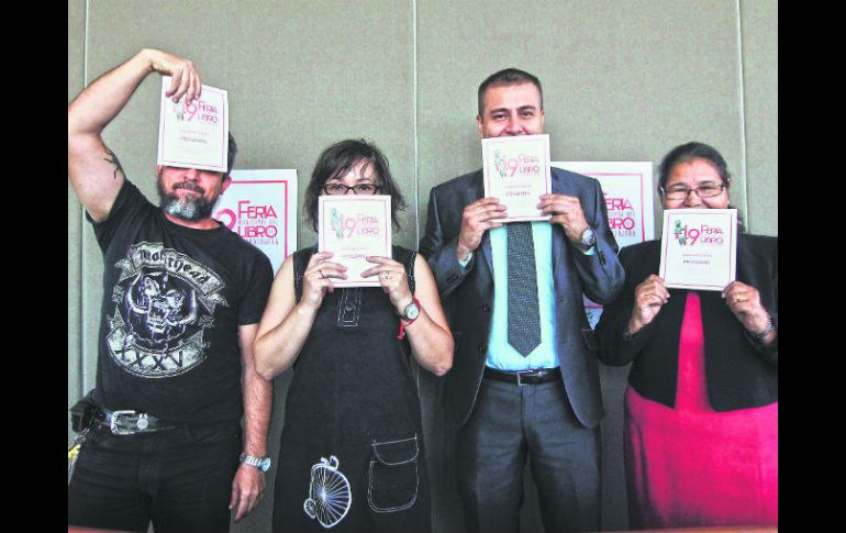 Participantes. Ángel Ortuño, Susana Chávez, Eddu Aguirre y Marisela González. ESPECIAL /