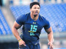 Unánime. Myles Garrett se perfila a ser la primera selección global de este año. AP /