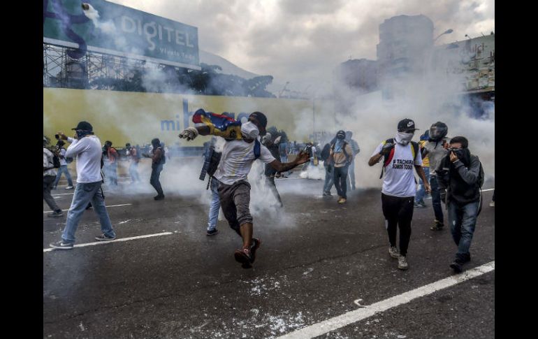La Eurocámara condenó la 'brutal represión' contra los manifestantes en las concentraciones de las últimas semanas. AFP / J. Barreto