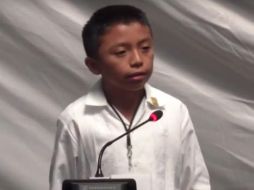 Ángel, durante su participación en el Congreso del Estado de Quintana Roo. YOUTUBE / congresoqroo