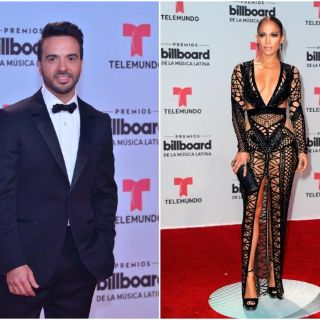 J.Lo y Luis Fonsi brillan en alfombra roja de los Billboard