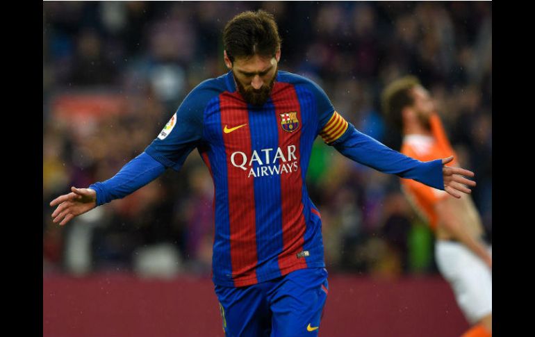 Lionel Messi ha anotado más de 500 goles con el Barcelona. AFP / L. Gene