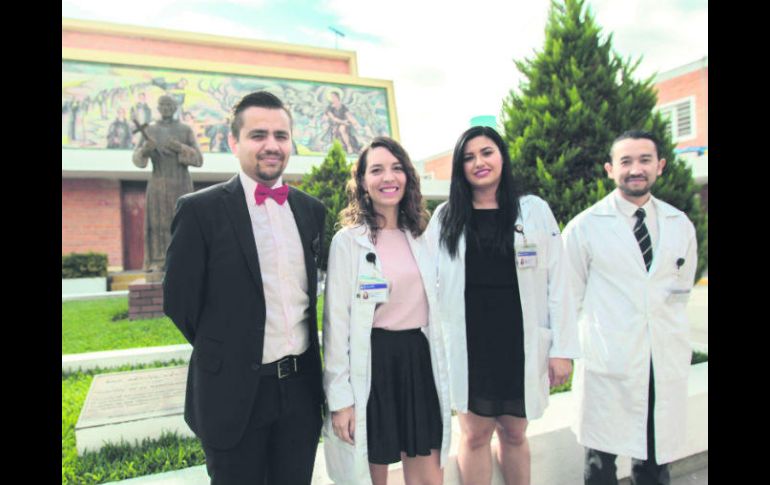 Especialistas. De izquierda a derecha; los médicos José Miguel Alvarado, Miriam Aceves, Fabiola Sánchez y Luis Shigeo Cárdenas. EL INFORMADOR / A. Camacho