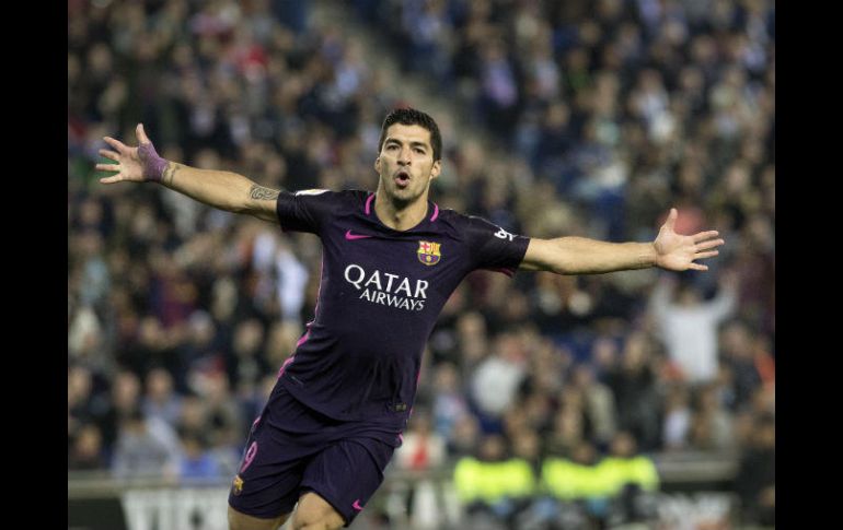 Luis Suárez abrió y cerró la cuenta blaugrana. EFE / M. Pérez
