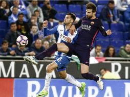 El Barcelona se impuso hoy 3-0 a los Periquitos. EFE / Q. García