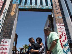 El Parque de la Amistad ubicado en la frontera entre los dos países fue nuevamente escenario de esta tradición. AFP / G. Arias