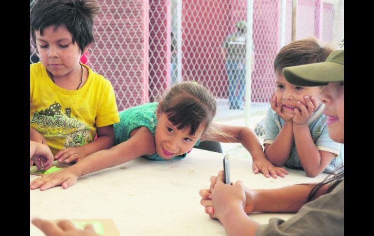 Diversión. Para festejar su día, los niños participaron en diversos talleres. ESPECIAL /