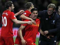 Fue en el minuto 45 que la visita consiguió tomar la delantera en el marcador con la anotación del germano Emre Can. AFP /  A. Dennis