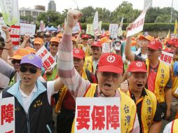 Las marchas también se llevaron a cabo en Corea del Sur, Taiwán, China e Indonesia. AP / C. Ying-ying