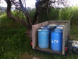 En el lugar se localizó un autotanque, vehículos, una camioneta con caja seca y cisternas con 23 mil 200 litros de hidrocarburo. EL INFORMADOR / ARCHIVO