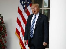 Trump podría, si quisiera, rehusarse a firmar el proyecto de ley que financia el gobierno hasta septiembre y obligar al cierre. AP / E. Vucci