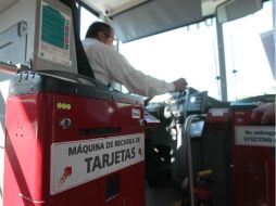 Los autobuses de la troncal Artesanos contarán con alcancía y lector de tarjetas de prepago. EL INFORMADOR / ARCHIVO