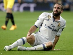 El lateral derecho se perderá el encuentro liguero ante el Granada y el duelo europeo frente al Atlético de Madrid. EFE / J. Martín