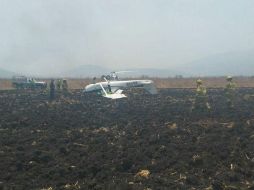 Según el reporte de la tripulación la caída se dio desde aproximadamente 500 metros de altura. ESPECIAL /