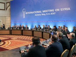 Este jueves inician las nuevas rondas de negociaciones sobre Siria en la ciudad de Astaná, Kazajistán. AFP / S. Filippov