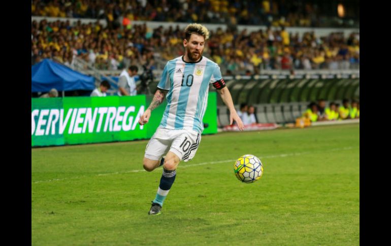 La suspensión de Messi abarca los partidos de Argentina como local contra Venezuela el 5 de septiembre y contra Perú el 5 de octubre. MEXSPORT / ARCHIVO