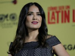 Salma asistió a la premier en México de 'Cómo ser un latin lover'. EFE / J. Mendez