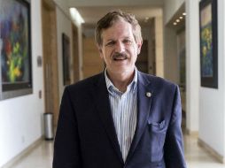 El también presidente de la Comisión de Educación profundizó sobre los retos que existen con el nuevo modelo educativo. SUN / D. Chávez