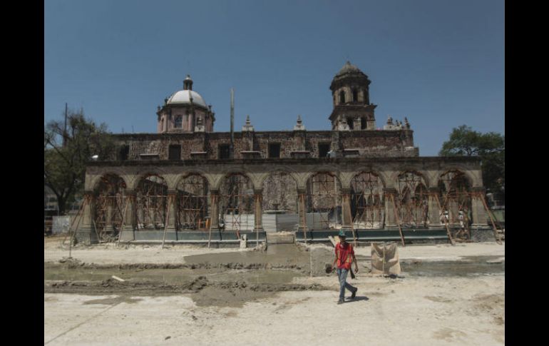 La tuneladora pasó bajo el templo hace dos semanas. EL INFORMADOR / ARCHIVO