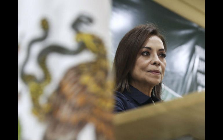 La candidata del PAN al Edomex adaptó sus actividades proselitistas con el nuevo jingle. SUN / C. Rogel