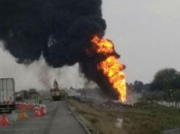 En el lugar ya se encuentran personal del Ejército mexicano, policía estatal y de Protección Civil de Amozoc. TWITTER / @PoliciaFedMx
