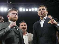 'Soy un rival de distinto calibre', dice Golovkin (D) acerca de Chávez Jr. AP / E. Verduzco
