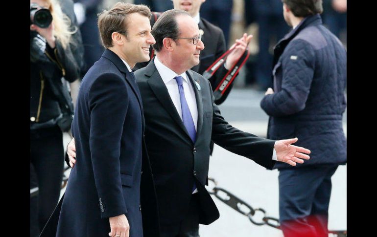 El centrista fundó este movimiento en abril del 2016, cuando todavía era funcionario de Hollande. AFP / F. Mori