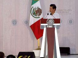 Este lunes, Peña Nieto recalca que la generación de riqueza es la clave para combatir la pobreza. TWITTER / @PresidenciaMX