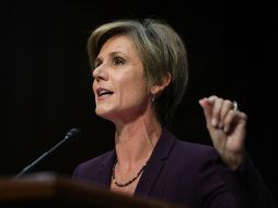 Supuestamente Yates tuvo acceso a una transcripción de las conversaciones de Flynn. AFP / J. Watson