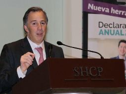 Meade destacó el tema durante la conferencia de prensa en el marco de la presentación de los resultados de la Declaración anual 2016. NTX / G. Granados