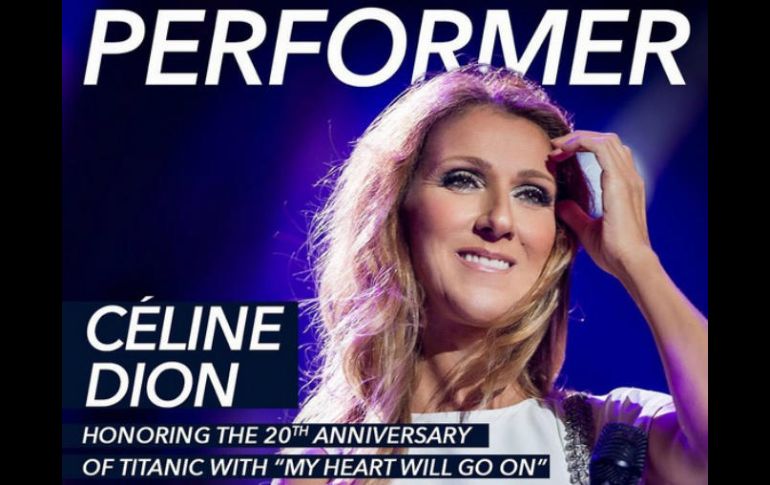 Céline Dion interpretará el tema 'My heart will go on'. INSTAGRAM / celinedion