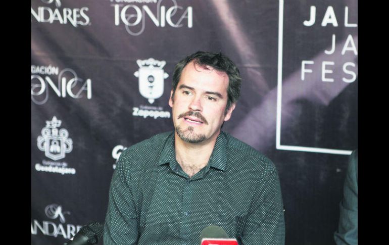 Presidente. Gil Cervantes, músico que se ha hecho responsable del festival. EL INFORMADOR / A. Camacho