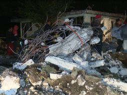 Habitantes de San isidro, Chilchotla, realizaban preparativos para su fiesta patronal cuando se registró la explosión. EFE /