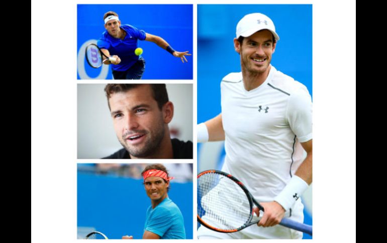 A los participantes se sumaron este martes Jo-Wilfried Tsonga, Marinc Cilic y Tomas Berdych, junto a Andy Murray y Rafael Nadal. TWITTER / @queenstennis