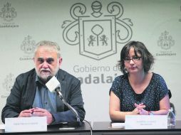 Autoridades. Iván Trujillo y Susana Chávez hicieron el anuncio. EL INFORMADOR / F. Atilano