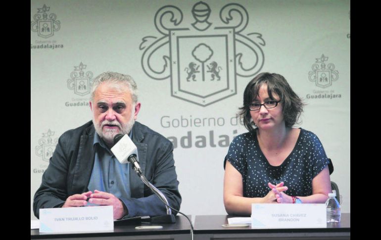 Autoridades. Iván Trujillo y Susana Chávez hicieron el anuncio. EL INFORMADOR / F. Atilano