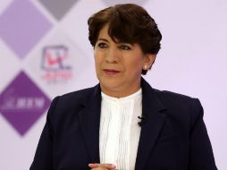 La abanderada de Morena invitó a todos los militantes perredistas y panistas a sumarse a su candidatura. NTX / ARCHIVO